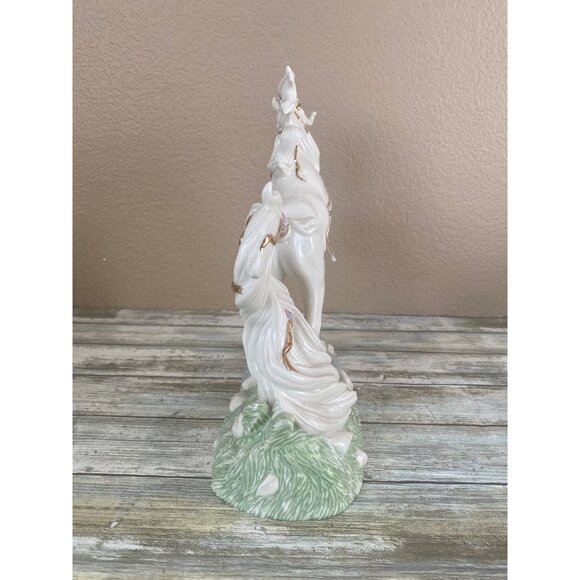 Lenox Leap of the Unicorn Figurine 2005 Fine Ivory China Fantasy Statue - Picture 4 of 16